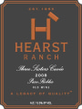 Hearst Ranch Three Sister Cuvee Red 2008 Front Label