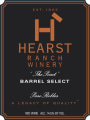 Hearst Ranch The Point Barrel Select Red Blend 2013 Front Label