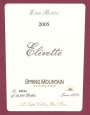 Spring Mountain Vineyard Elivette 2005 Front Label