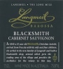 Langmeil The Blacksmith Cabernet Sauvignon 2008 Front Label