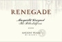 Ancient Peaks Paso Robles Renegade 2009 Front Label