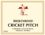 Brokenwood Cricket Pitch Red 2009 Front Label