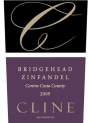 Cline Bridgehead Zinfandel 2009 Front Label