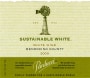 Parducci Sustainable White 2009 Front Label