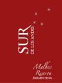 Sur de los Andes Reserva Malbec 2009 Front Label