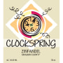 Mountain View Winery Clockspring Zinfandel 2009 Front Label