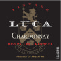 Luca Chardonnay 2009 Front Label
