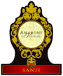 Santi Amarone 2007 Front Label