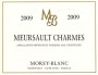 Morey-Blanc Meursault Charmes Premier Cru 2009 Front Label