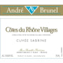 Andre Brunel Cotes du Rhone Villages Cuvee Sabrine 2009 Front Label