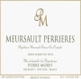 Domaine Pierre Morey Mersault Perrieres Premier Cru 2003 Front Label