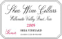 Shea Homer Pinot Noir 2009 Front Label