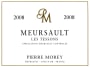 Domaine Pierre Morey Meursault Les Tessons 2008 Front Label
