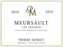 Domaine Pierre Morey Meursault Les Tessons 2010 Front Label