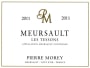 Domaine Pierre Morey Meursault Les Tessons 2011 Front Label