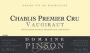 Domaine Pinson-Carlin Chablis Vaugiraut Premier Cru 2012 Front Label