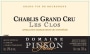 Domaine Pinson-Carlin Chablis Les Clos Grand Cru 2010 Front Label