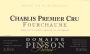 Domaine Pinson Freres Chablis Fourchaume Premier Cru 2009 Front Label