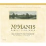 McManis Family Vineyards Cabernet Sauvignon 2010 Front Label