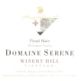 Domaine Serene Winery Hill Vineyard Pinot Noir 2008 Front Label