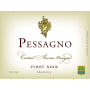 Pessagno Winery Central Avenue Pinot Noir 2009 Front Label