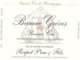 Rapet Pere & Fils Beaune Premier Cru Les Greves 2009 Front Label