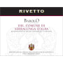 Rivetto Barolo Serralunga 2006 Front Label