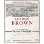 Chateau Brown Blanc 2008 Front Label