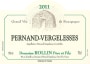 Domaine Rollin Pere et Fils Pernand-Vergelesses Blanc 2011 Front Label