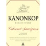Kanonkop Cabernet Sauvignon 2008 Front Label