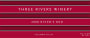 Three Rivers River's Red Blend 2008 Front Label