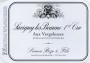 Simon Bize et Fils Savigny-les-Beaune Aux Vergelesses Premier Cru 2011 Front Label