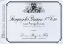 Simon Bize et Fils Savigny-les-Beaune Aux Vergelesses Premier Cru 2012 Front Label