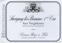 Simon Bize et Fils Savigny-les-Beaune Aux Vergelesses Premier Cru 2014 Front Label