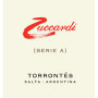 Zuccardi Serie A Torrontes 2009 Front Label