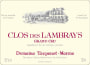 Domaine Taupenot-Merme Clos des Lambrays Grand Cru 2007 Front Label