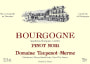 Domaine Taupenot-Merme Bourgogne Pinot Noir 2014 Front Label