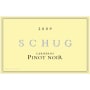 Schug Carneros Pinot Noir (375ML half-bottle) 2009 Front Label