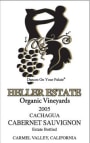 Heller Estate Cachagua Cabernet Sauvignon 2005 Front Label