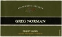 Greg Norman Estates California Estates Pinot Noir 2010 Front Label