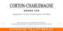 Domaine Tollot-Beaut Corton-Charlemagne Grand Cru 2012 Front Label