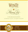 Wente Morning Fog Chardonnay 2010 Front Label