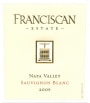 Franciscan Estate Sauvignon Blanc 2009 Front Label