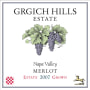 Grgich Hills Estate Merlot 2007 Front Label