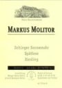 Markus Molitor Zeltinger Sonnenuhr Riesling Spatlese 1997 Front Label