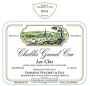 Vocoret Chablis Les Clos Grand Cru 2014 Front Label