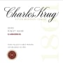 Charles Krug Carneros Pinot Noir 2010 Front Label