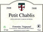 Domaine Vrignaud Petit Chablis 2008 Front Label