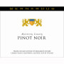 Bernardus Monterey County Pinot Noir 2009 Front Label