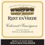 Rust en Vrede Estate Cabernet Sauvignon 2007 Front Label